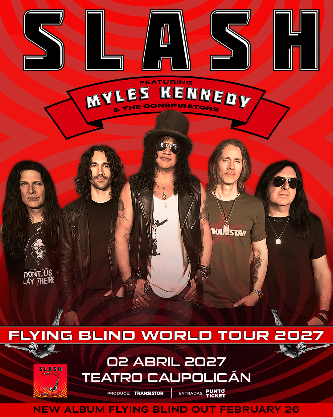 Slash y Myles Kennedy traen su rock de vuelta a Chile